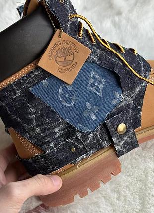 Накладка на черевики timberland 6-inch premium "denim custom"
