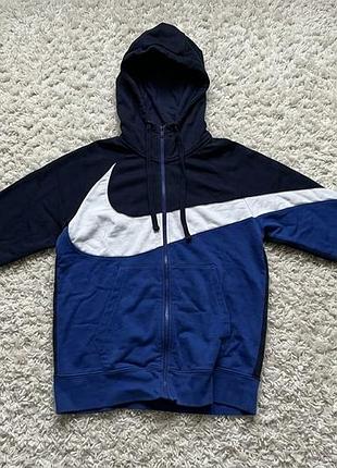Эффектное спортивное зип-худи nike swoosh в отличном состоянии