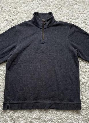 Классический мужской джемпер на молнии (half-zip) от maine new england в отличном состоянии.