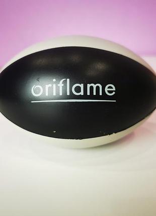 Винтажный мяч-антистресс oriflame / мяч регби орифлейм (сквиш)