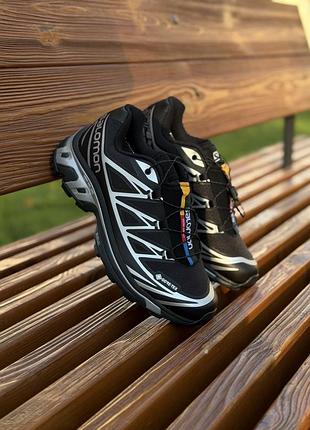 Кросівки чоловічі salomon xt-6  gore-tex black