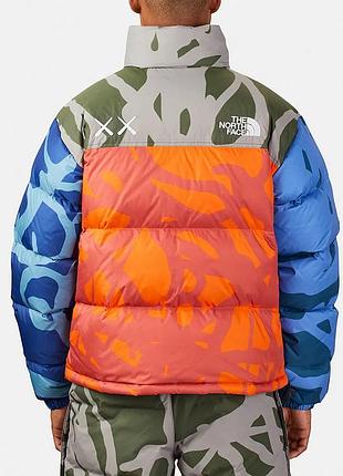 Пуховик kaws the north face nupste puffer jacket m оригінал