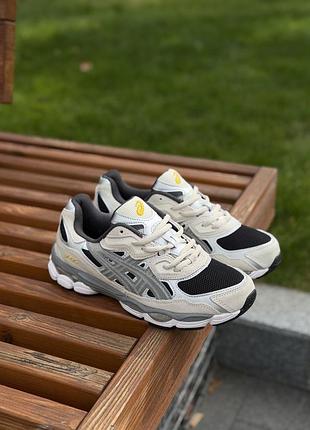 Чоловічі кросівки asics gel nyc clay black grey