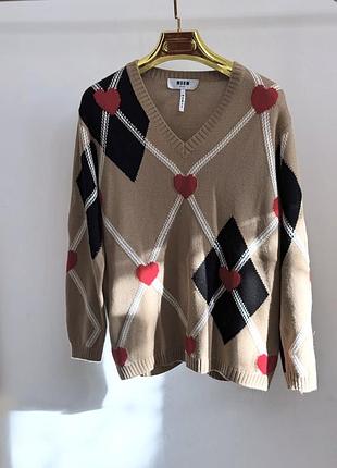 Шерстяной свитер msgm