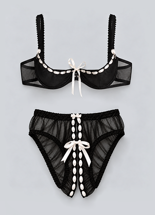 Комплект білизни agent provocateur aisling bra and knickers — 75b-80b + m