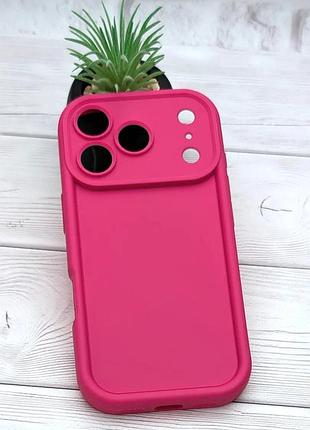 Чохол shock case для apple iphone 18 pro бампер силіконовий колір рожевий