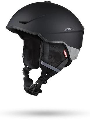 Шлем горнолыжный cairn rise pure mat black/lava