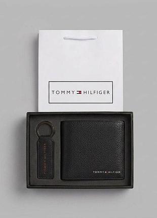 Кошелек tommy hilfiger мужской цвет черный, кошелек томми хелфигер, tommy hilfiger, портмоне tommy, черный кошелек