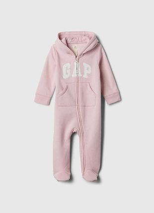 Флисовый комбинезон-слип от бренда baby gap размер 6-12 месяцев