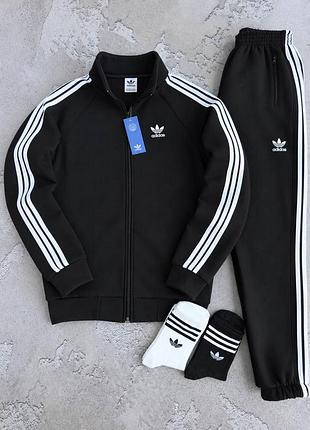 Спортивный костюм теплый на флисе адидас, adidas
