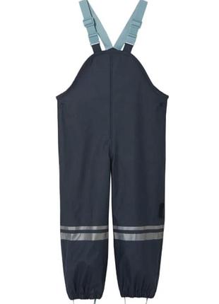 Дождевик полукомбинезон lupilu для мальчика на флисе bs001529 размер 110-116