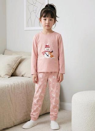 Новогодняя пижама для девочки lupilu 110-116, 4-6 лет