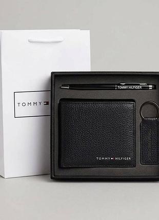 Кошелек tommy hilfiger мужской цвет черный, кошелек томми хелфигер, tommy hilfiger, портмоне tommy, черный кошелек