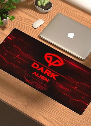 Ігровий килимок dark alien для миші та клавіатури 700×300×3 мм