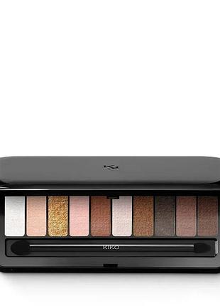 Палитра теней kiko milano new soft nude eyeshadow palette (02 warm tones), 7,5 г