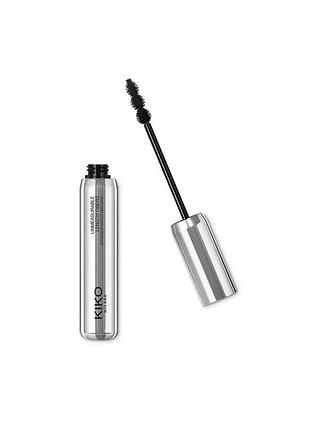 Туш для вій з ефектом подовження kiko milano unmeasurable length fibers extension effect mascara, 12 мл