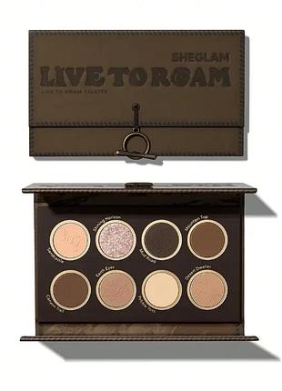 Палетка теней live to roam palette от sheglam