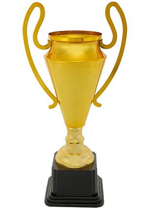 Кубок спортивный наградной sport tradefavorite 1601c высота 38см золотой