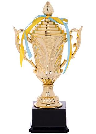 Кубок спортивний нагородний sport tradeomega c-679a висота 30см золотий
