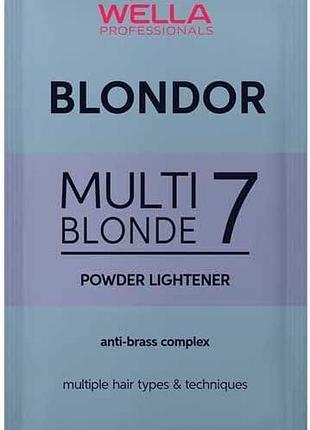 Освітлюча пудра wella blondor multi blonde 30 гр