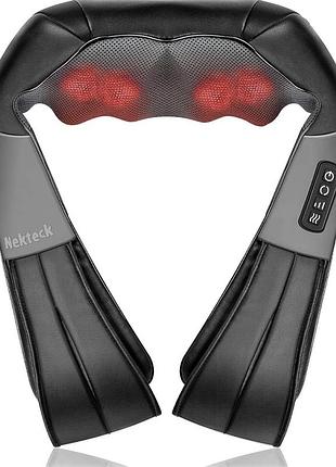 Масажер mekteck shiatsu jh-r2 для шиї та спини з підігрівом