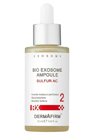 Себорегулююча сироватка - rx bio exosome ampoule sulfur ac