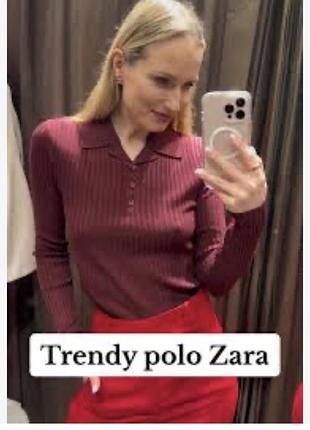 Поло ,кофтинка від zara ,вʼязана кофта бургунді , кофта жіноча вʼязка , розмір s кофтинка жіноча поло трикотажна