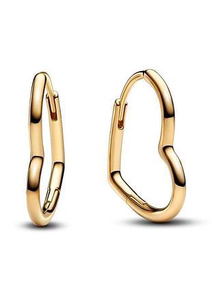 Серьги no brand с асимметричными сердцами 268307c00