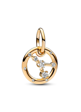 Серебряная бусина no brand знак зодиака "рак"
