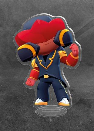 Акрилова колекційна фігурка brawl stars мег 10 см