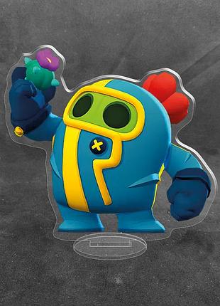 Акрилова колекційна фігурка brawl stars спайк 10 см