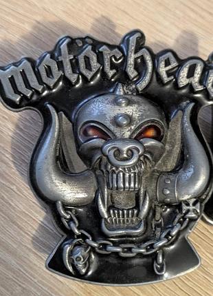 Ремінь чоловічий motörhead warpig/snaggletooth зі шкіряною пряжкою