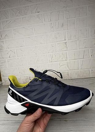 Крутые беговые кроссовки salomon supercross gtx  gore-tex для трейлинга