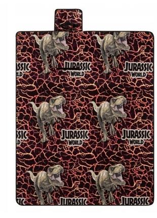 Коврик-плед для пикника jurassic world 125×160 см, сложный туристический коврик