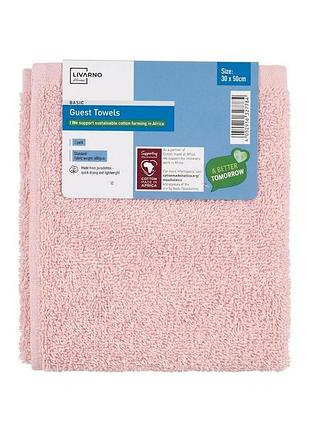 Полотенце для рук livarno basic 30×50 см, гостевое полотенце