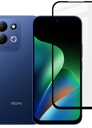 Захисне скло fiji premium для xiaomi redmi 17 повне проклеювання anti-static чорний
