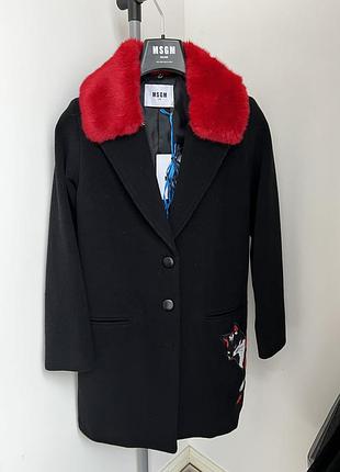 Пальто вовняне msgm, оригінал, р. 10-12 років