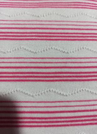 Лонгслив футболка з довгим рукавом кофта в рожеві смужки4 фото