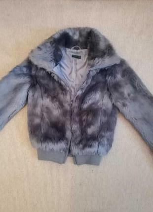 Куртка benetton искусственный мех xs