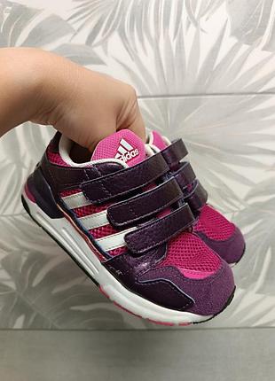 Кросівки adidas для дівчинки розмір us 10,5 k наш 28 устілка 18 см