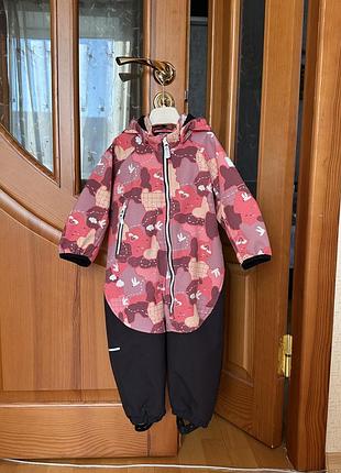 Зимовий комбінезон для дівчаток reima mjosa softshell різнокольоровий 80 розмір