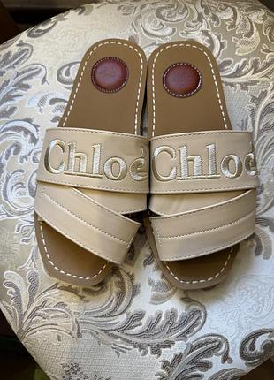 Шльопанці chloe, італія, 37 розмір