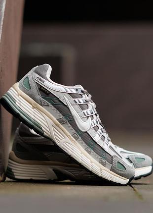 Термо кросівки nike p-6000 gore-tex ligth grey green