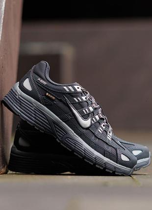 Термо кросівки nike p-6000 gore-tex grey white