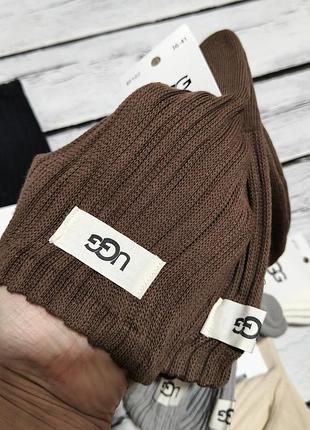 Теплые женские носки с махровой подошвой ugg