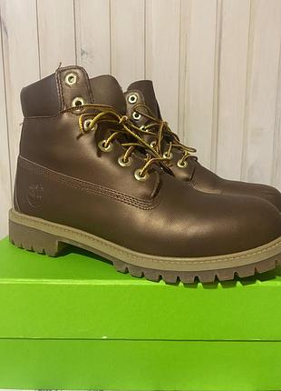 Черевики унісекс timberland waterproof коричневі 40 eu