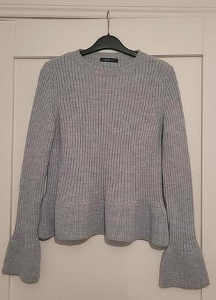 Світло-сірий джемпер кофта в рубчик від mark's
spencer m/s