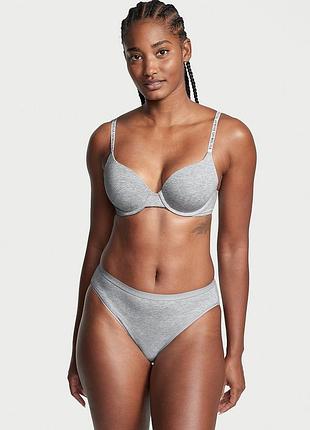 Трусики-сліпи з еластичної бавовни з високим вирізом victorias secret