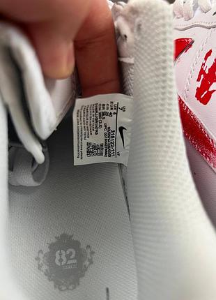Nike air force blood custom white red 5