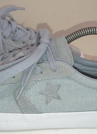 Брендовые натуральная замша+ коттон кроссовки converse.
